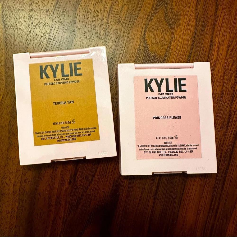 Kylie Cosmetics face powders - highlight and bronzer